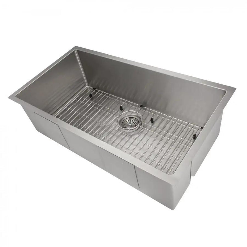 ZLINE 36" Undermount Single Bowl Sink in Stainless Steel, SRS-36 by Farmhouse Kitchen and Bath
