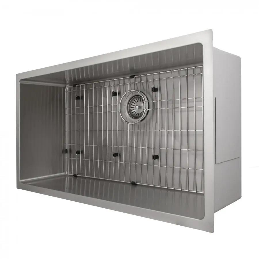 ZLINE 36" Undermount Single Bowl Sink in Stainless Steel, SRS-36 by Farmhouse Kitchen and Bath