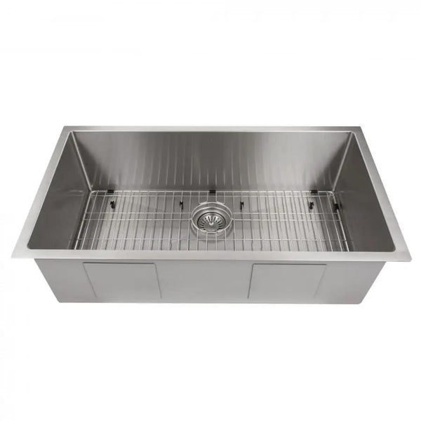 ZLINE 36" Undermount Single Bowl Sink in Stainless Steel, SRS-36, photo 2 of 5