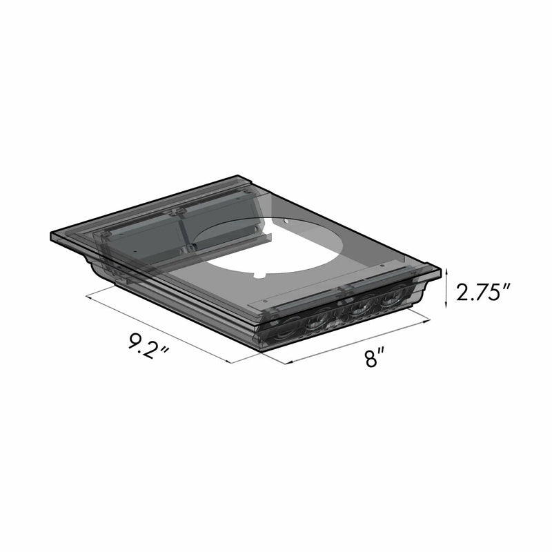 ZLINE 36" Wall Black Stainless Range Hood, Crown Speakers, BSKBNCRN-BT-36 by Farmhouse Kitchen and Bath