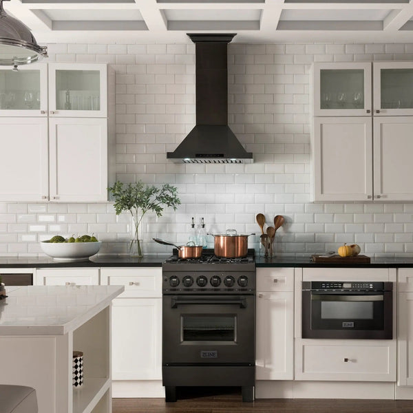 ZLINE 36" Wall Black Stainless Range Hood, Crown Speakers, BSKBNCRN-BT-36, photo 2 of 14