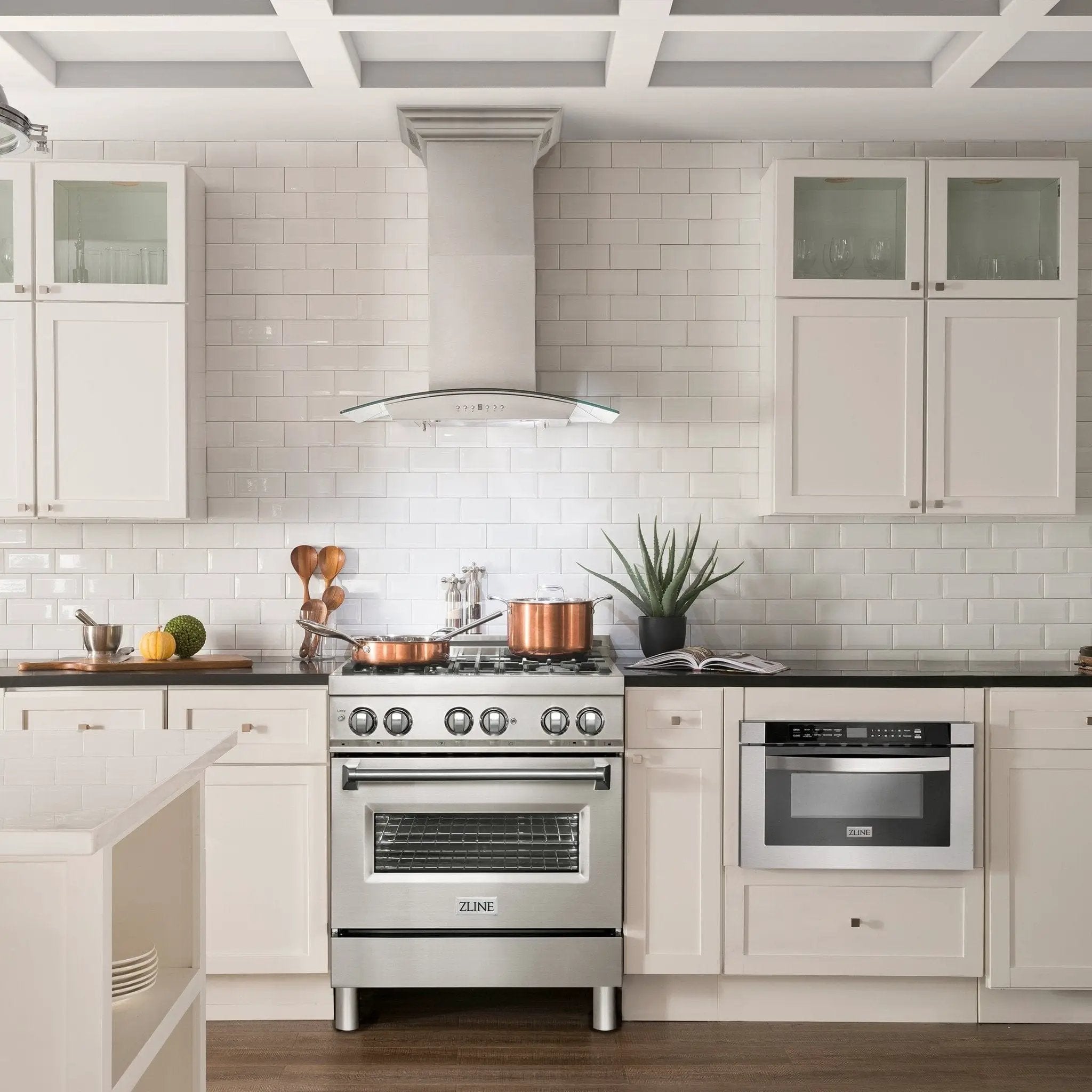 ZLINE 36" Wall Mount Range Hood, Bluetooth Speakers, KN4CRN-BT-36 by Farmhouse Kitchen and Bath