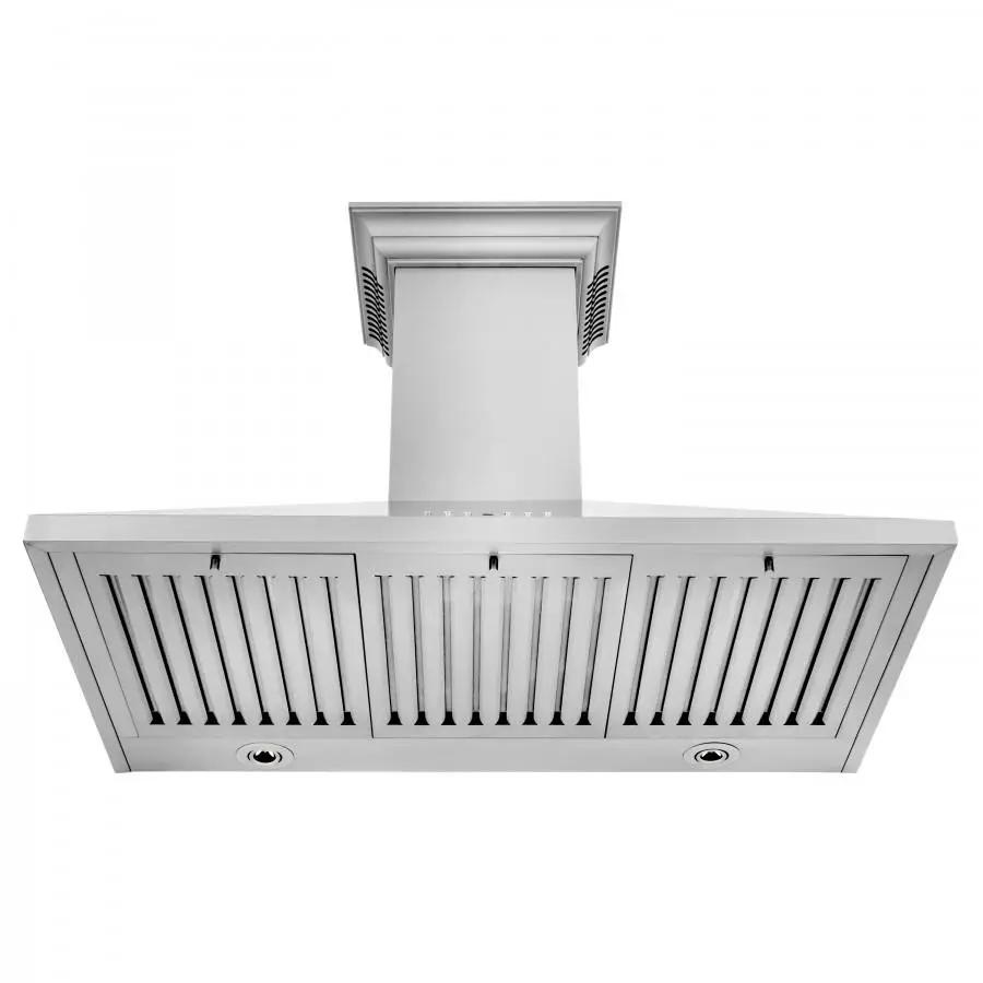 ZLINE 36" Wall Range Hood, Built-in CrownSound® Bluetooth Speakers, KL2CRN-BT-36 by Farmhouse Kitchen and Bath