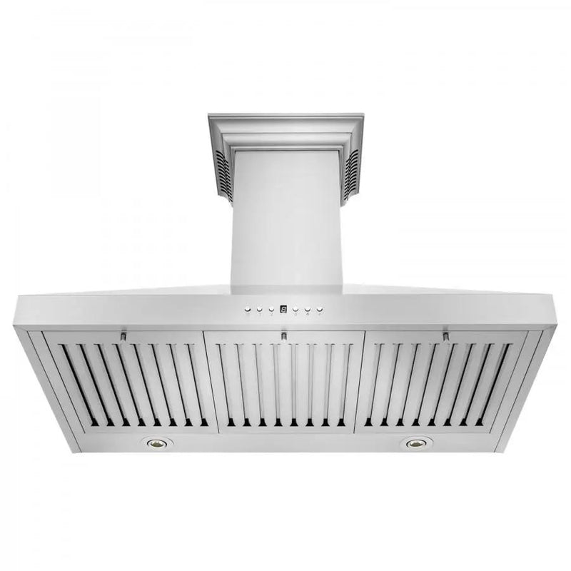 ZLINE 36" Wall Range Hood, Built-in CrownSound® Bluetooth Speakers, KL3CRN-BT-36 by Farmhouse Kitchen and Bath