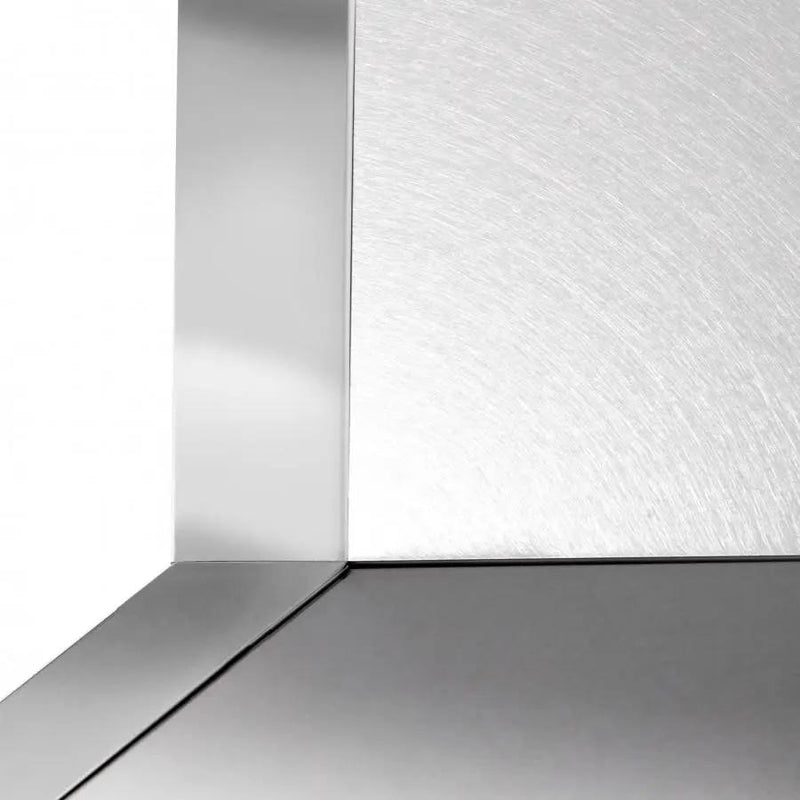 ZLINE 36" Wall Range Hood, DuraSnow Stainless, Mirror Accents, 655MR-36 by Farmhouse Kitchen and Bath