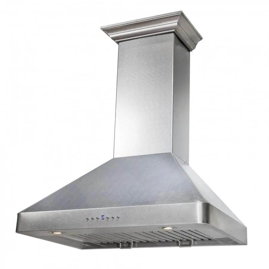 ZLINE 36" Wall Range Hood, Snow Finished, Stainless Steel, 8KF2S-36 by Farmhouse Kitchen and Bath