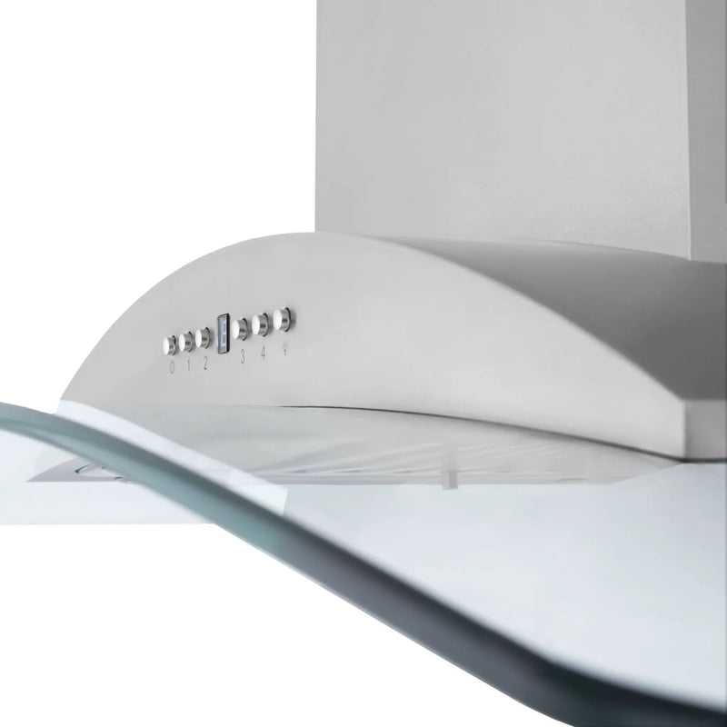 ZLINE 36" Wall Range Hood, Stainless, Bluetooth Speakers, KNCRN-BT-36 by Farmhouse Kitchen and Bath