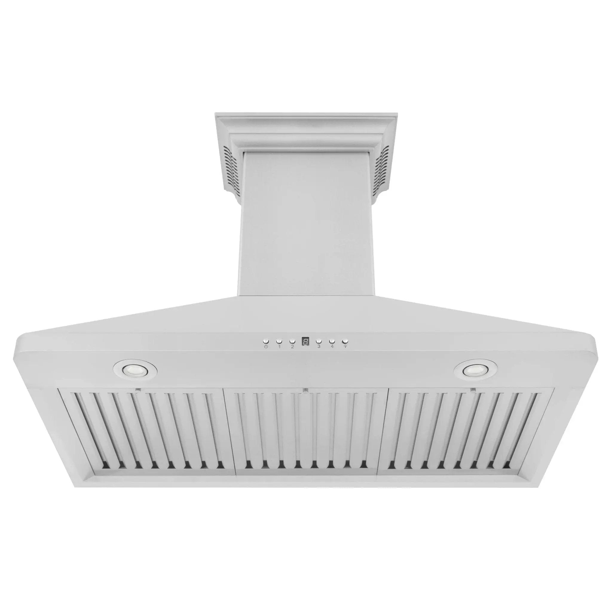 ZLINE 36" Wall Range Hood, Stainless, CrownSound Speakers, KF1CRN-BT-36 by Farmhouse Kitchen and Bath