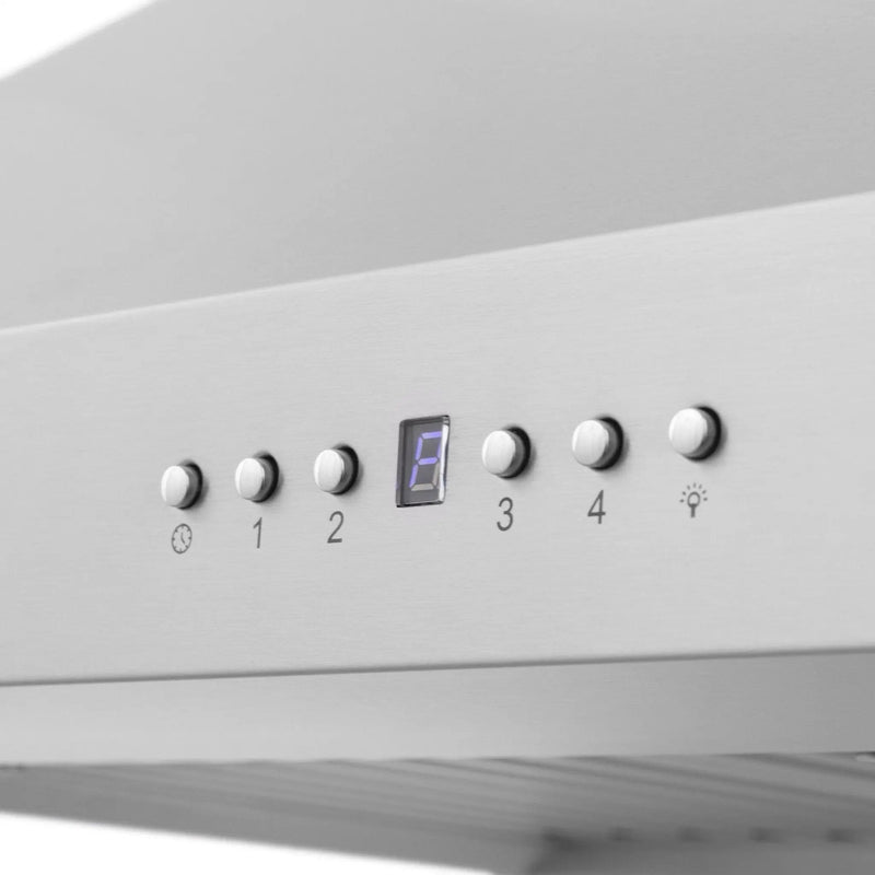 ZLINE 36" Wall RangeHood, Stainless, CrownSound Speakers, KF2CRN-BT-36 by Farmhouse Kitchen and Bath
