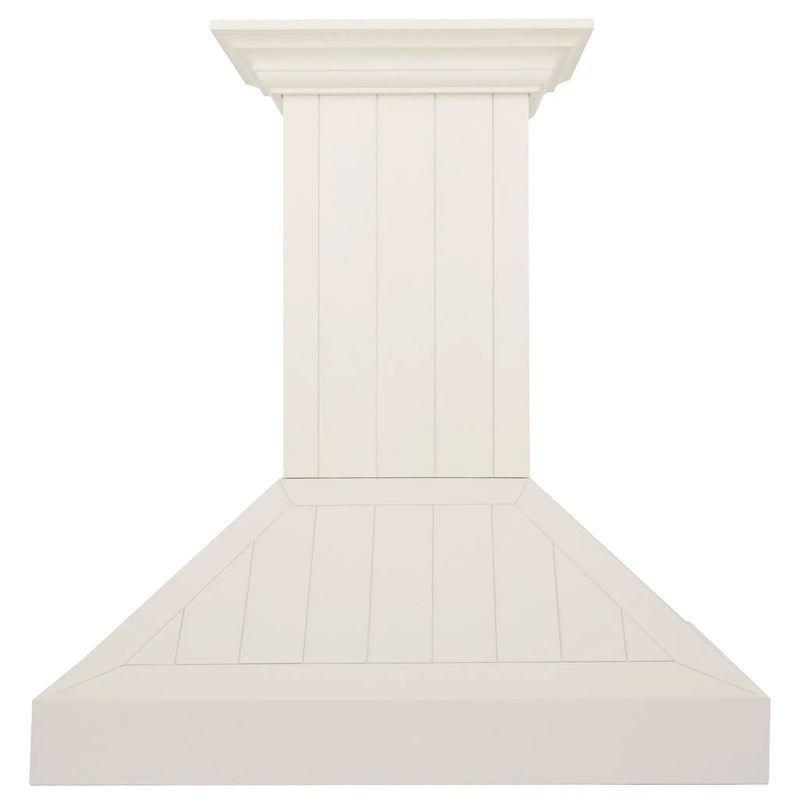 ZLINE 36" Wooden Wall Mount Range Hood in Cottage White, KPTT-36 by Farmhouse Kitchen and Bath