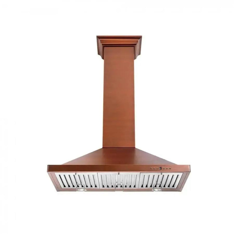ZLINE 42" Copper Wall Range Hood, 8KBC-42 by Farmhouse Kitchen and Bath
