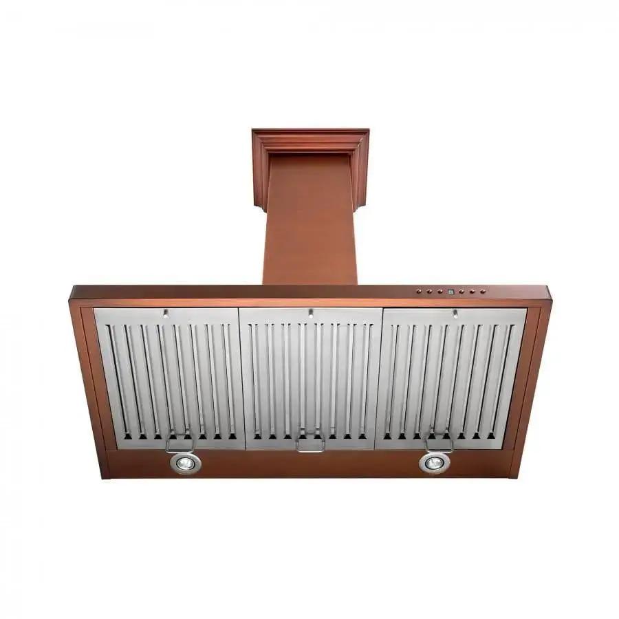 ZLINE 42" Copper Wall Range Hood, 8KBC-42 by Farmhouse Kitchen and Bath