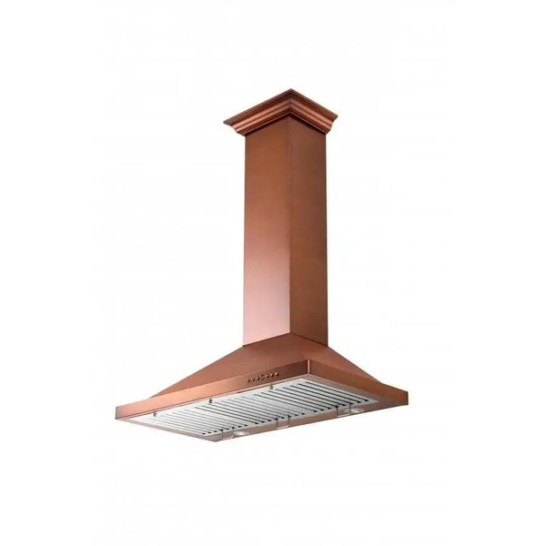 ZLINE 42" Copper Wall Range Hood, 8KBC-42, photo 2 of 10