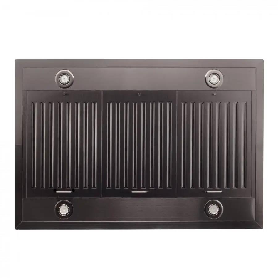 ZLINE 42" Island Range Hood in Black Stainless Steel, BSGL2iN-42 by Farmhouse Kitchen and Bath