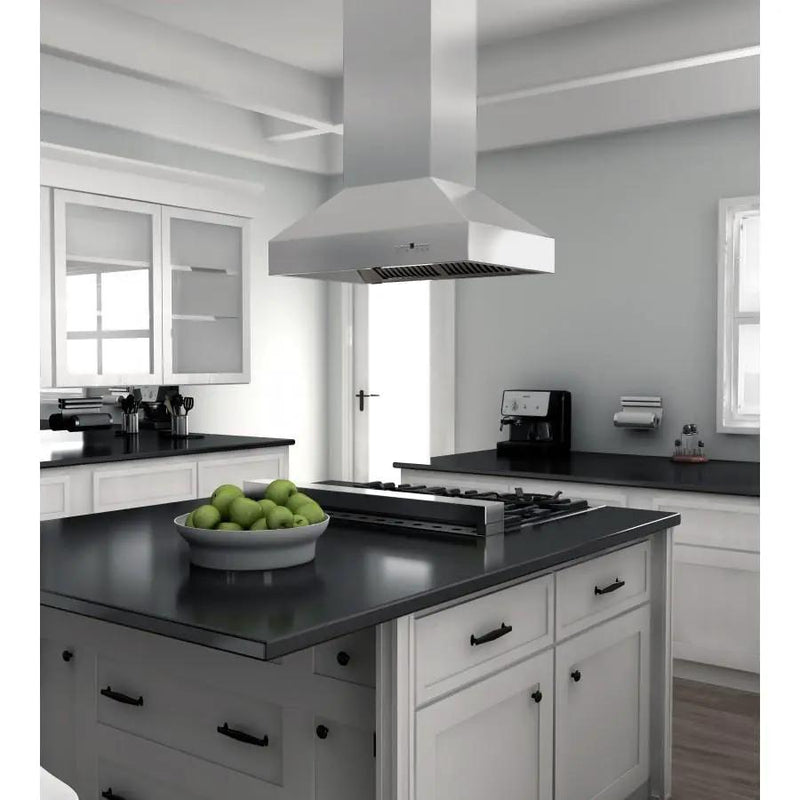 ZLINE 42" Outdoor Stainless Island Range Hood, 697i-304-42 by Farmhouse Kitchen and Bath