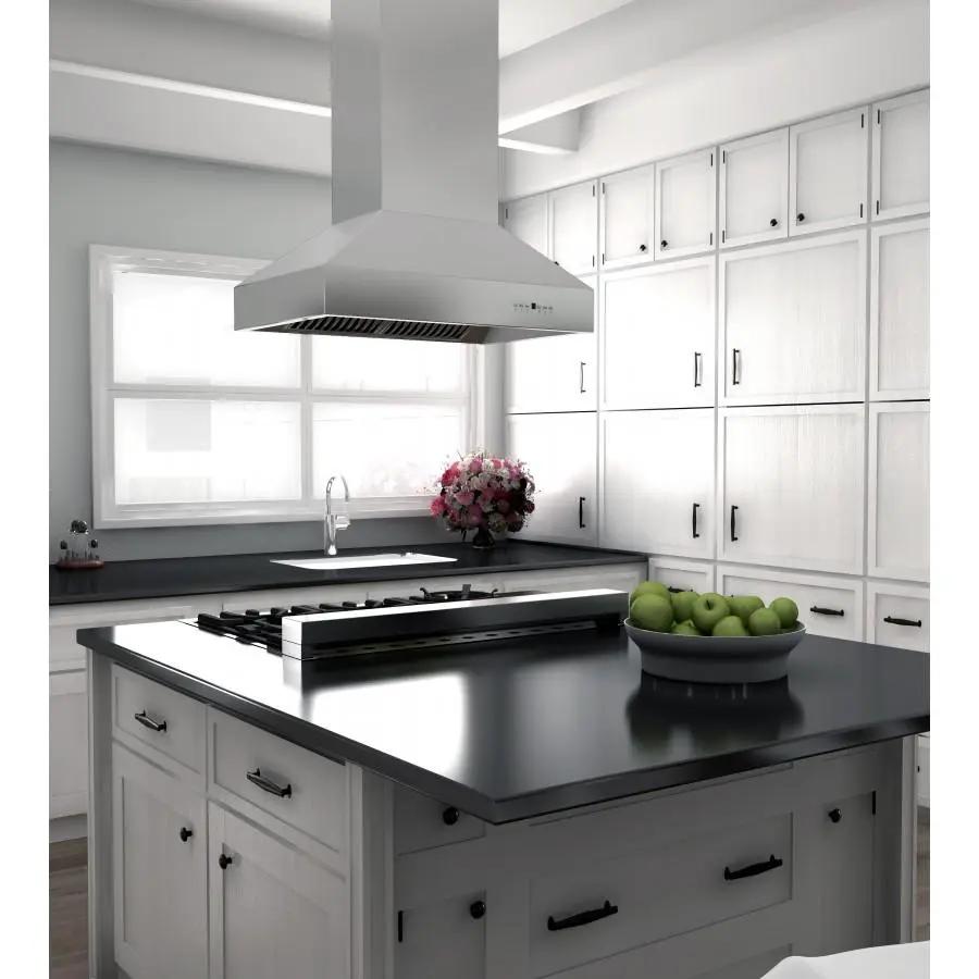 ZLINE 42" Outdoor Stainless Island Range Hood, 697i-304-42 by Farmhouse Kitchen and Bath