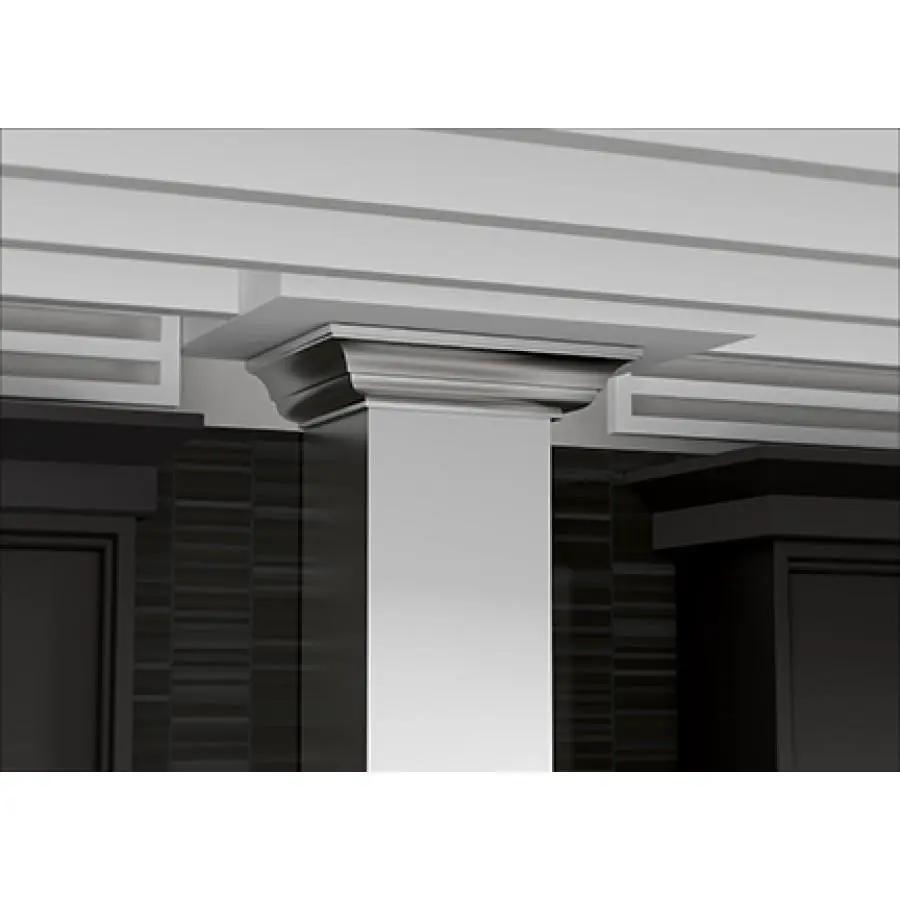ZLINE 42" Stainless Steel Wall Range Hood, Crown Molding, KL3CRN-42 by Farmhouse Kitchen and Bath