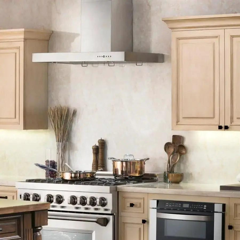 ZLINE 42" Stainless Steel Wall Range Hood KE-42 by Farmhouse Kitchen and Bath
