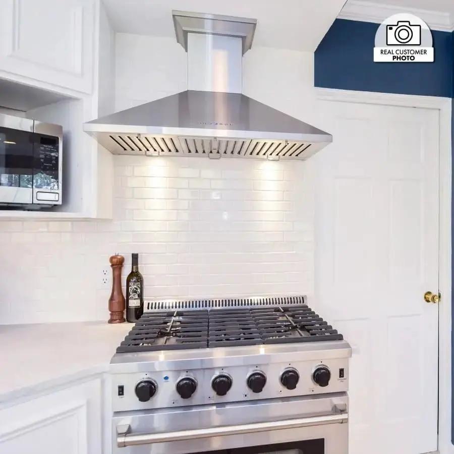 ZLINE 42" Stainless Steel Wall Range Hood KL2-42 by Farmhouse Kitchen and Bath