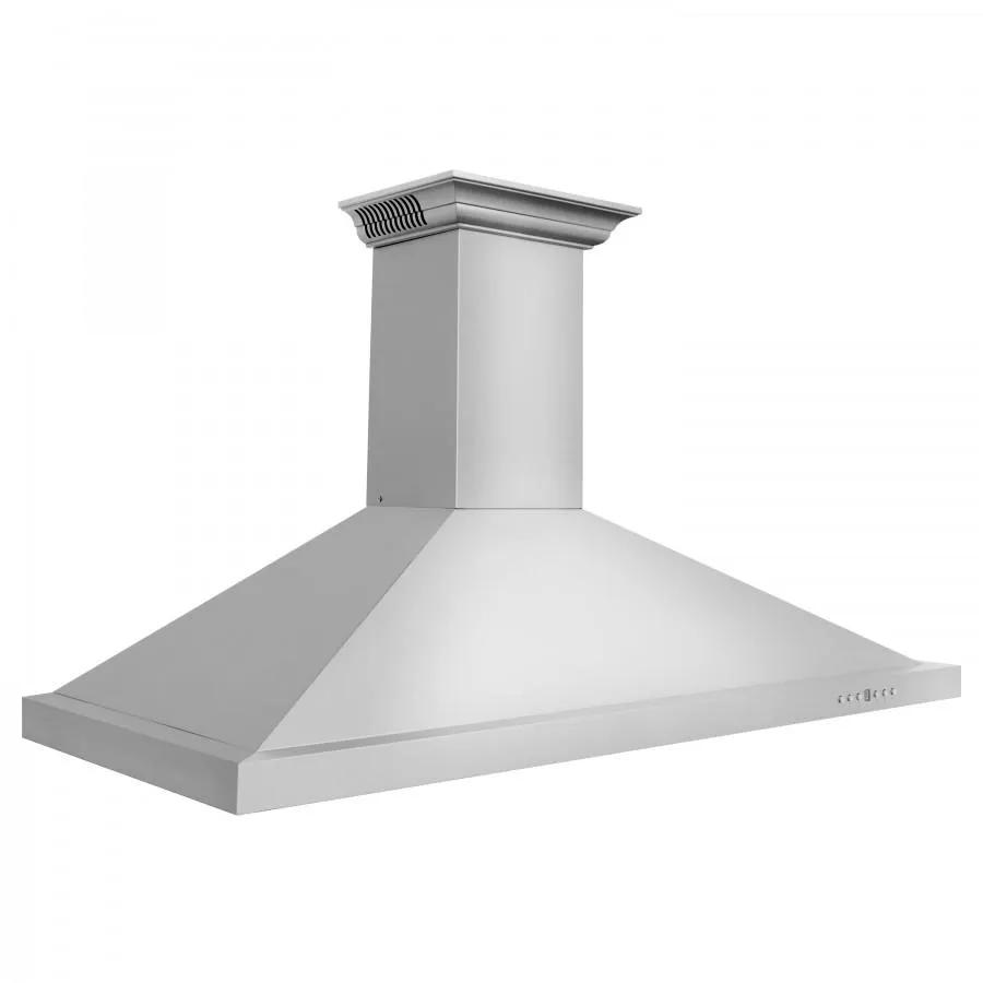 ZLINE 42" Wall Range Hood, Built-in CrownSound® Bluetooth Speakers, KBCRN-BT-42 by Farmhouse Kitchen and Bath