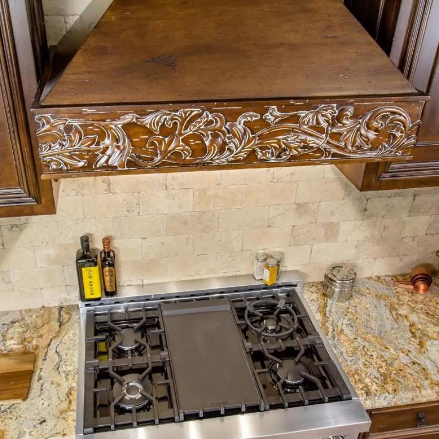 ZLINE 42" Wooden Wall Range Hood, Remote Motor, 373RR-RD-42 by Farmhouse Kitchen and Bath