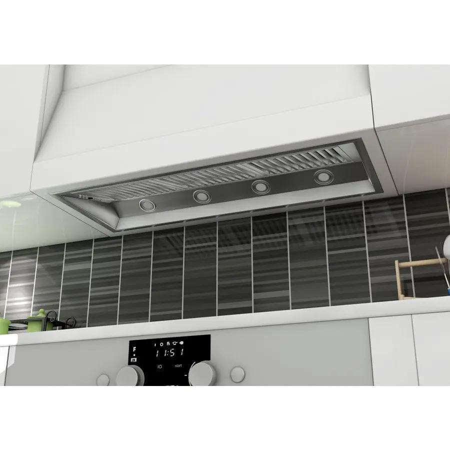 ZLINE 46" Outdoor/Indoor Stainless Steel Range Hood Insert, 698-304-46 by Farmhouse Kitchen and Bath