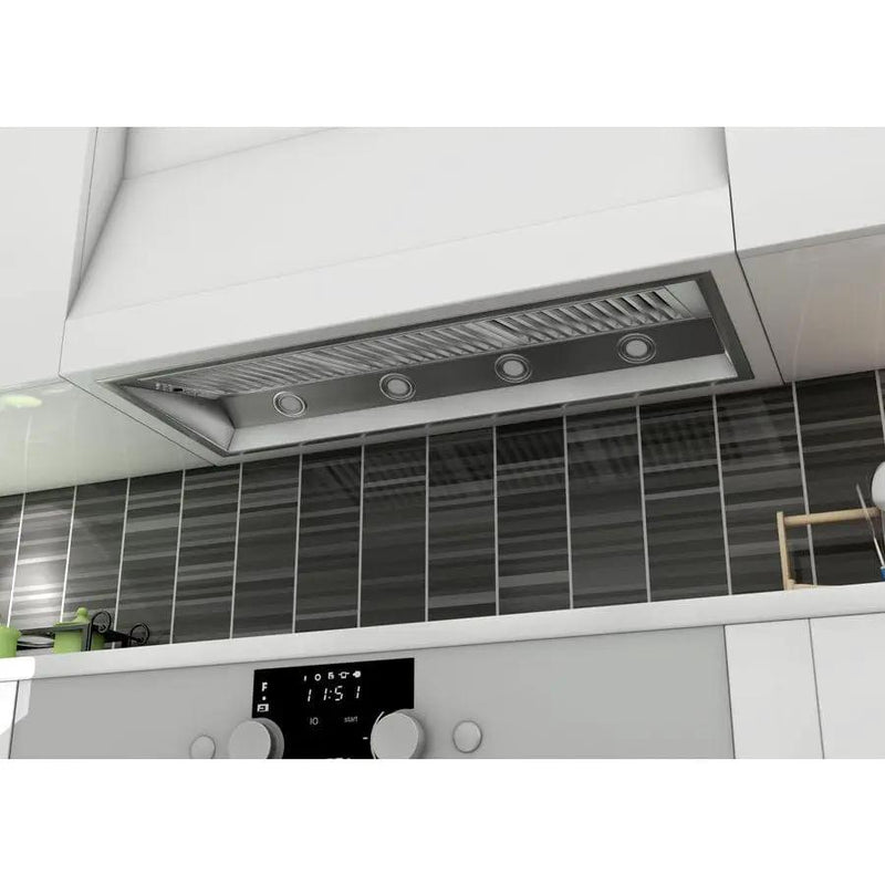 ZLINE 46" Stainless Steel Under Cabinet Range Hood Insert, 698-46 by Farmhouse Kitchen and Bath