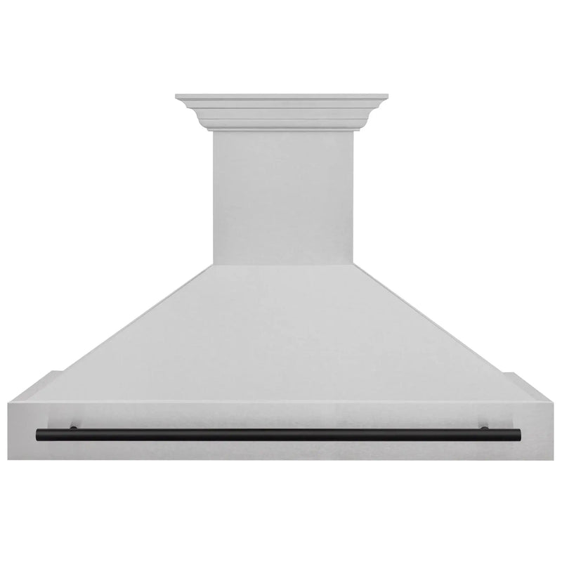 ZLINE 48" Autograph DuraSnow Stainless Steel Hood 8654SNZ-48-G by Farmhouse Kitchen and Bath