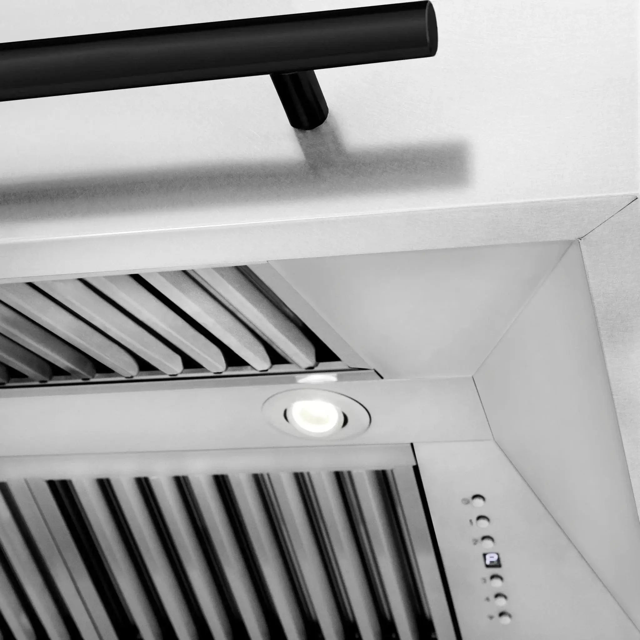 ZLINE 48" Autograph DuraSnow Stainless Steel Hood 8654SNZ-48-MB by Farmhouse Kitchen and Bath