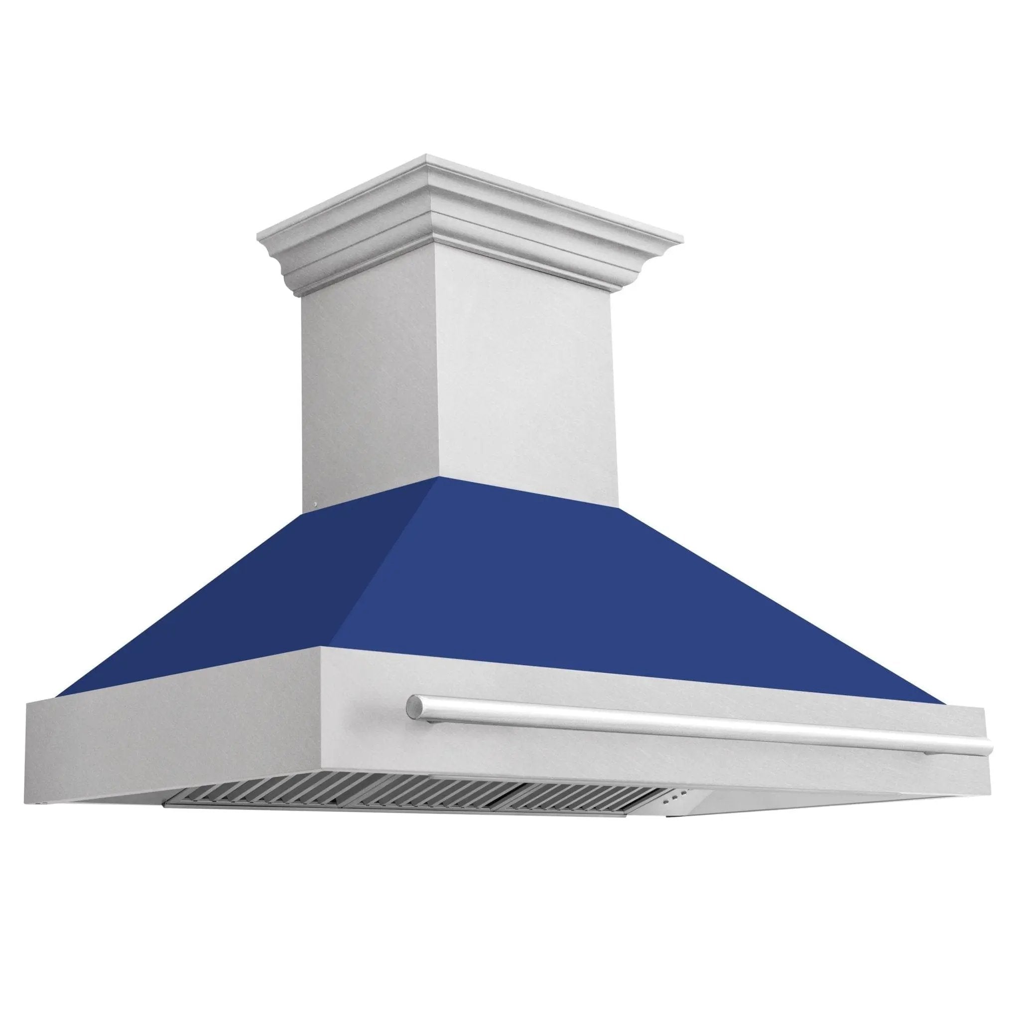 ZLINE 48" Autograph DuraSnow Stainless Wall Range Hood 8654SNX-BM-48 by Farmhouse Kitchen and Bath