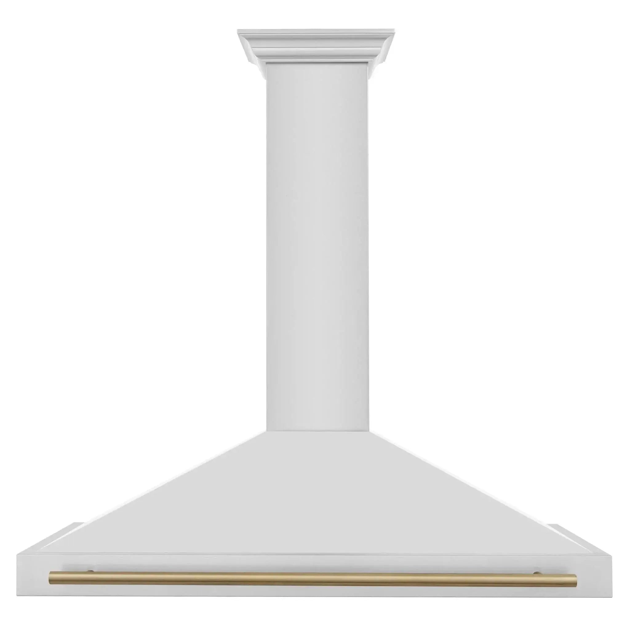 ZLINE 48" Autograph Edition Stainless Steel Range Hood with Stainless Steel Shell and Champagne Bronze Accents KB4STZ-48-CB by Farmhouse Kitchen and Bath