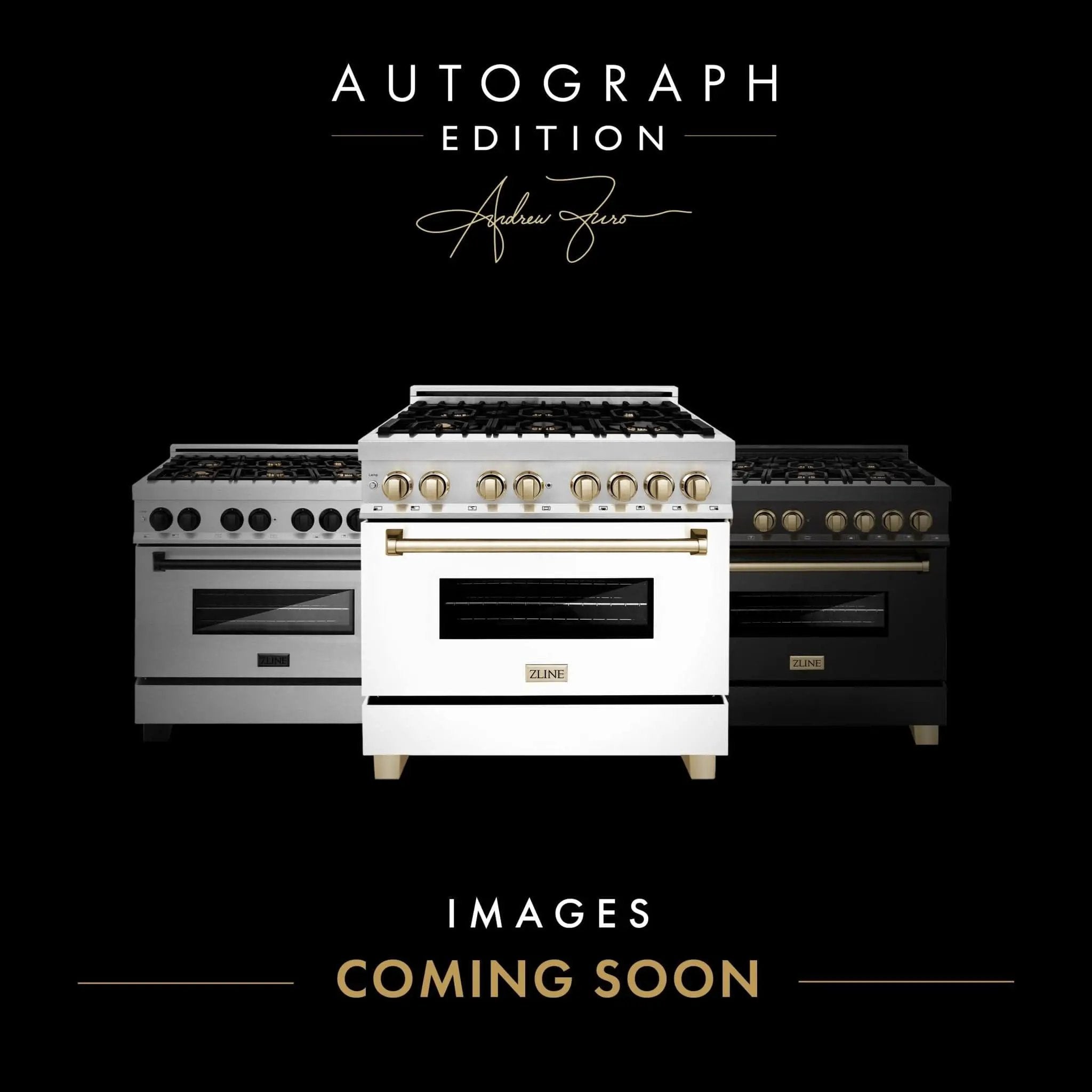 ZLINE 48" Autograph Rangetop, Black Stainless, Gold Accents, RTBZ-48-G by Farmhouse Kitchen and Bath