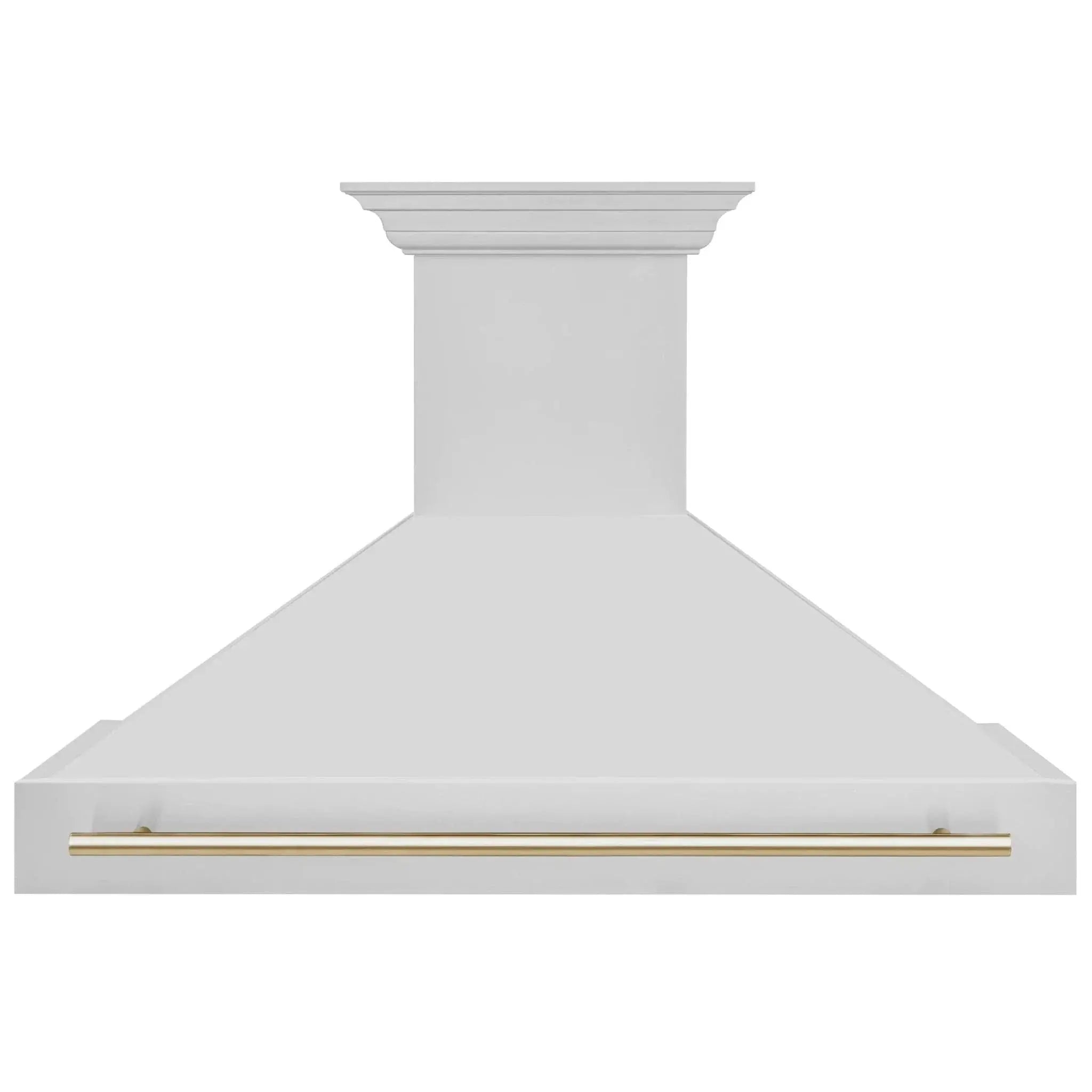 ZLINE 48" Autograph Stainless Wall Range Hood, 8654STZ-48-G by Farmhouse Kitchen and Bath