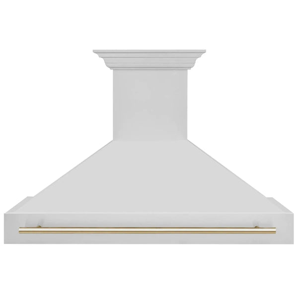 ZLINE 48" Autograph Stainless Wall Range Hood, 8654STZ-48-G