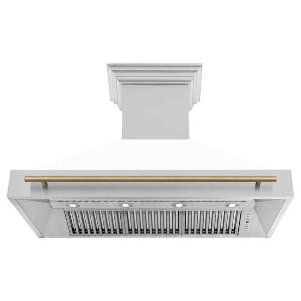 ZLINE 48" Autograph Stainless Wall Range Hood, 8654STZ-WM48-CB, photo 2 of 8