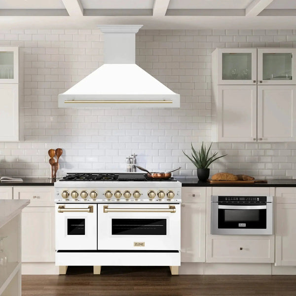 ZLINE 48" Autograph Stainless Wall Range Hood, 8654STZ-WM48-G, photo 2 of 8