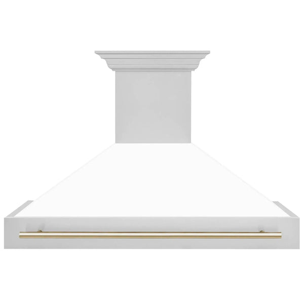 ZLINE 48" Autograph Stainless Wall Range Hood, 8654STZ-WM48-G