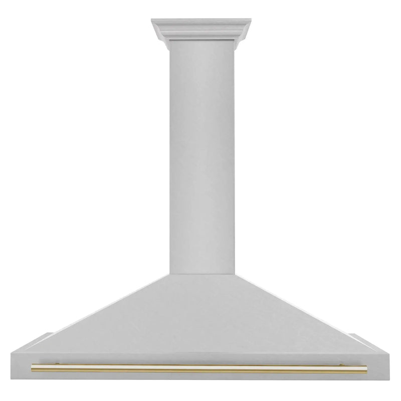 ZLINE 48" Autograph Stainless Wall Range Hood KB4SNZ-48-G by Farmhouse Kitchen and Bath
