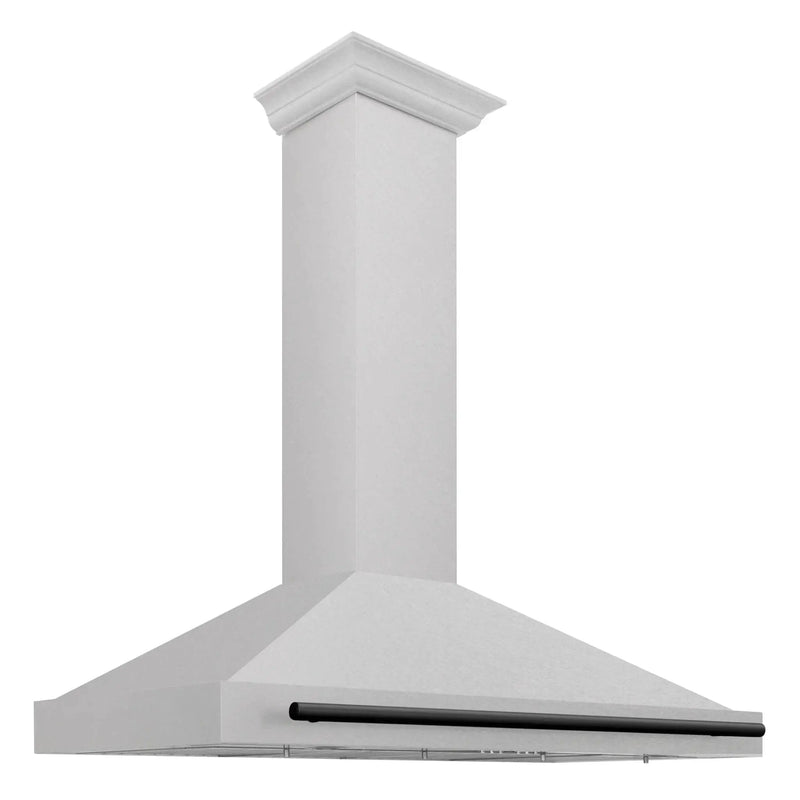 ZLINE 48" Autograph Stainless Wall Range Hood KB4SNZ-48-MB by Farmhouse Kitchen and Bath