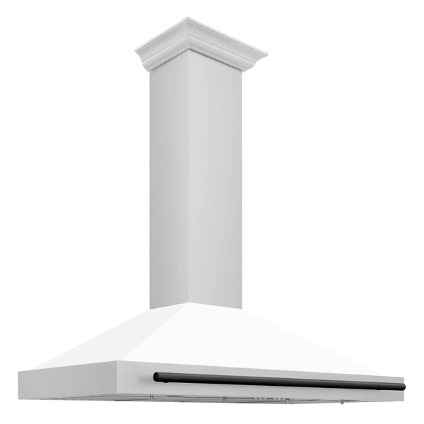 ZLINE 48" Autograph Stainless Wall Range Hood KB4STZ-WM48-MB, photo 2 of 9