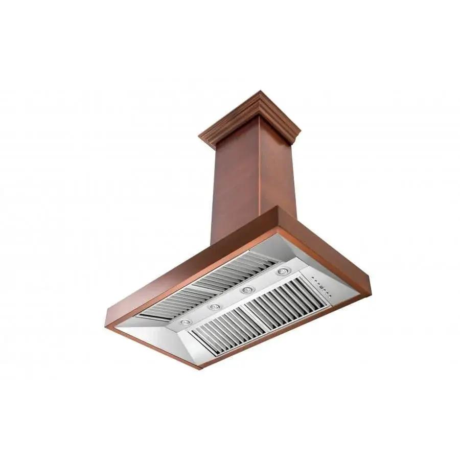 ZLINE 48" Copper Wall Range Hood 8667C-48 by Farmhouse Kitchen and Bath
