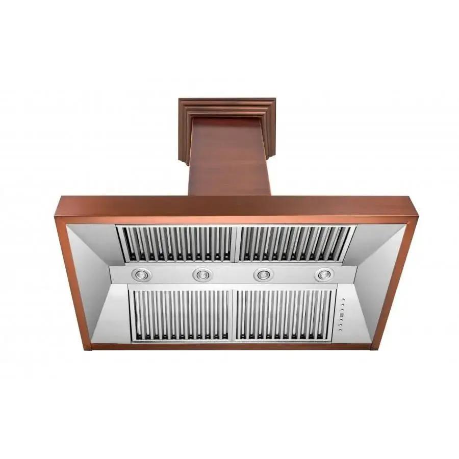 ZLINE 48" Copper Wall Range Hood 8667C-48 by Farmhouse Kitchen and Bath