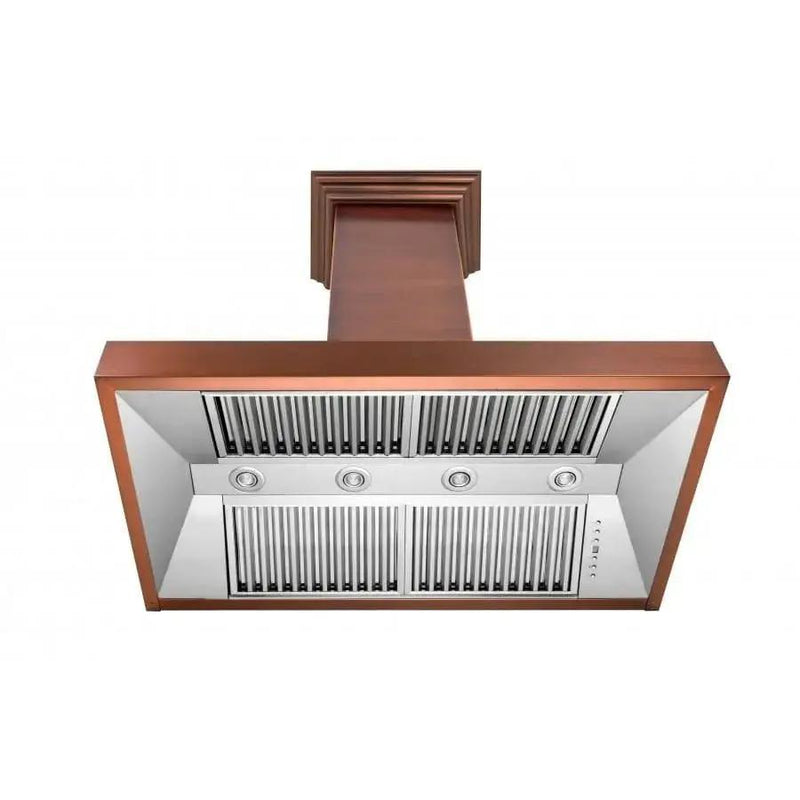 ZLINE 48" Copper Wall Range Hood 8667C-48 by Farmhouse Kitchen and Bath