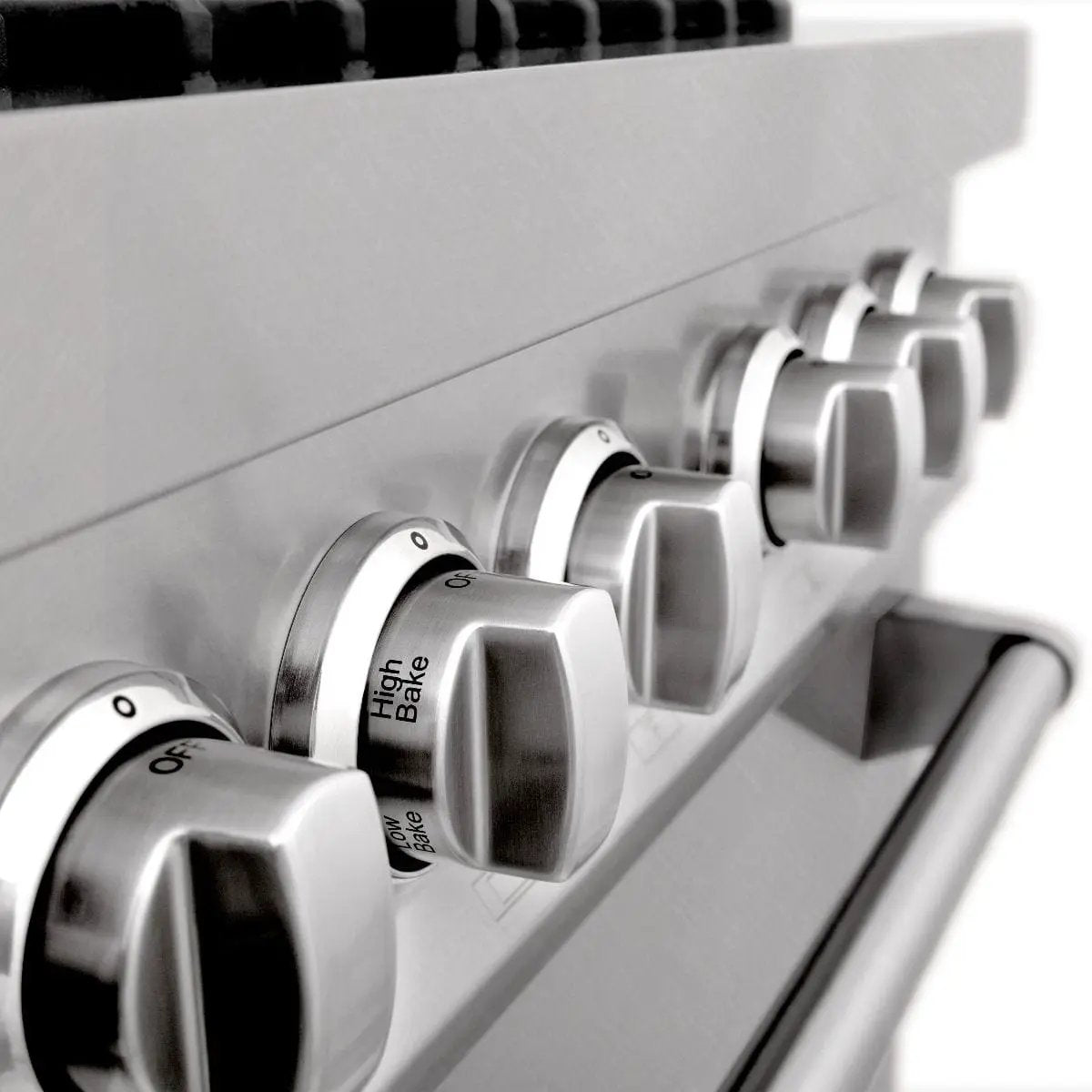 ZLINE 48" Dual Fuel Range, DuraSnow Stainless, Brass Burners, RAS-SN-BR-48 by Farmhouse Kitchen and Bath