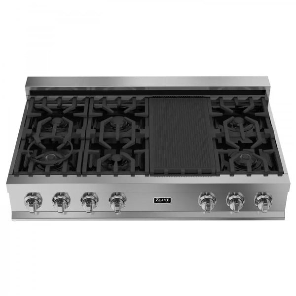 ZLINE 48 inch Rangetop with 7 Gas Burners, RT48, photo 2 of 4