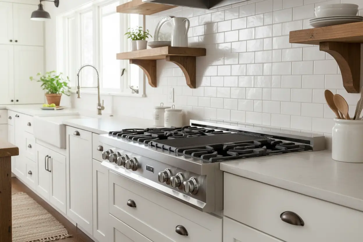 ZLINE 48 inch Rangetop with 7 Gas Burners, RT48 by Farmhouse Kitchen and Bath