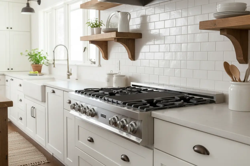 ZLINE 48 inch Rangetop with 7 Gas Burners, RT48 by Farmhouse Kitchen and Bath