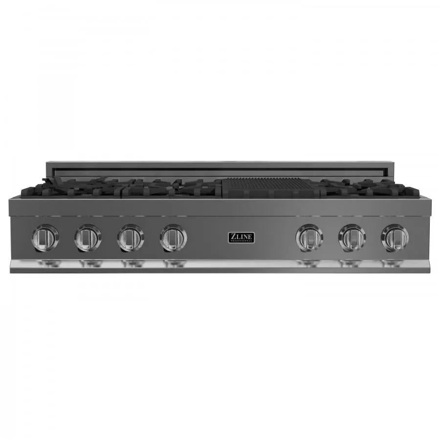 ZLINE 48 inch Rangetop with 7 Gas Burners, RT48 by Farmhouse Kitchen and Bath