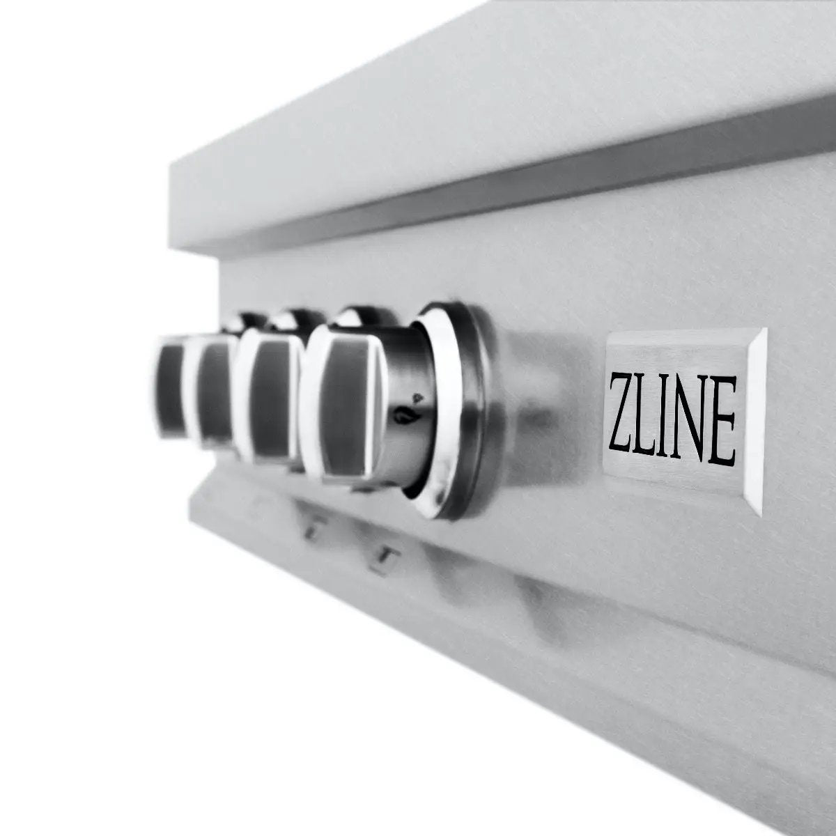 ZLINE 48" Porcelain Rangetop, DuraSnow®, 7 Brass Burners, RTS-BR-48 by Farmhouse Kitchen and Bath