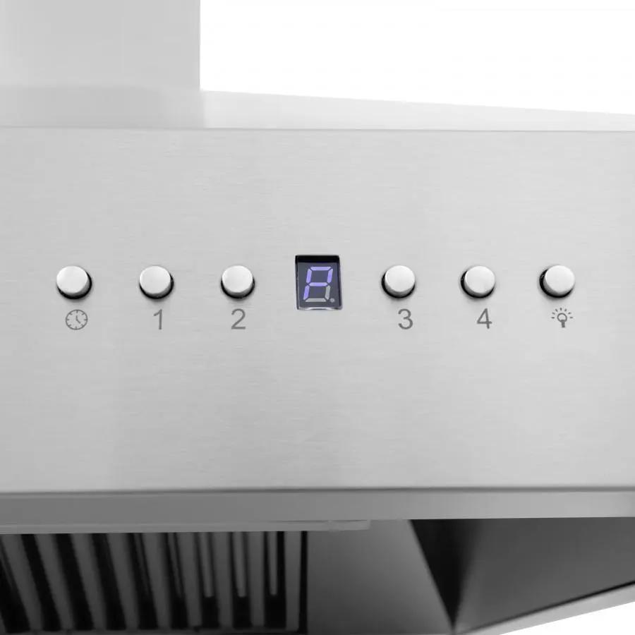 ZLINE 48" Professional Wall Range Hood, Built-in CrownSound® Bluetooth Speakers, 697CRN-BT-48 by Farmhouse Kitchen and Bath